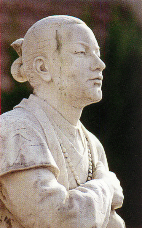 高山右近の像