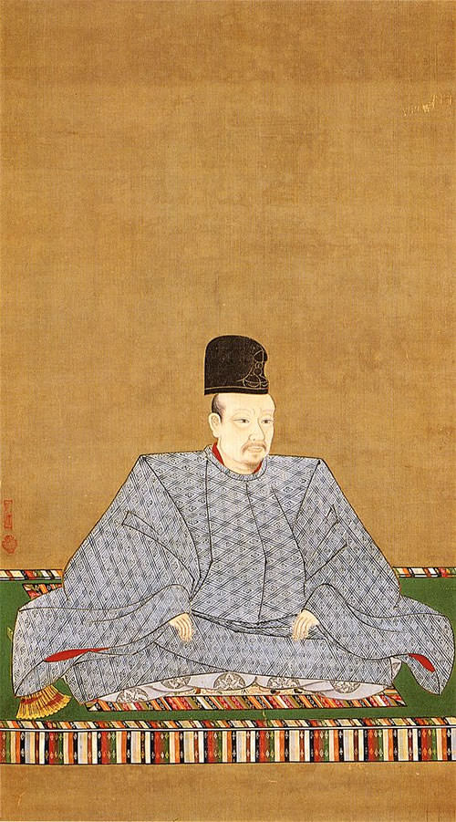 後陽成天皇の肖像画（作・狩野孝信）