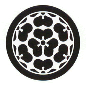 長宗我部元親の家紋（七つ片喰）