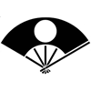 佐竹義重の家紋『五本骨日の丸扇』